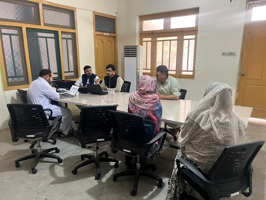 Meeting with women participants